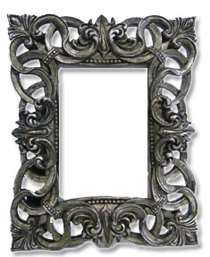 vintage pewter table frame large to hire