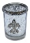 silver fleur de lis votive to rent