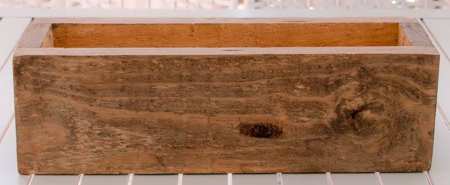 wooden planter rectangular