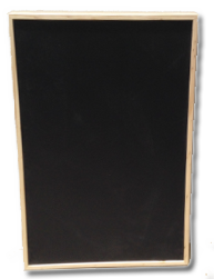 large chalkboard in frame to hire